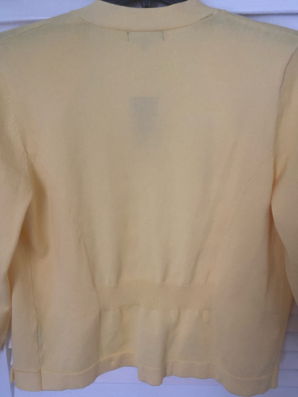 Verve Ami Yellow Ruffle-Trim Open Cardigan - Picture 4 of 6